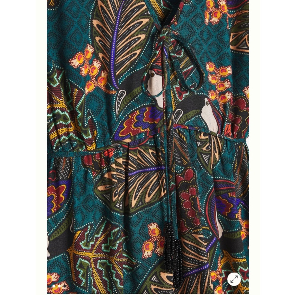 ANTHROPOLOGIE Farm Rio Ariyah Mini Dress, size XS - Picture 3 of 5